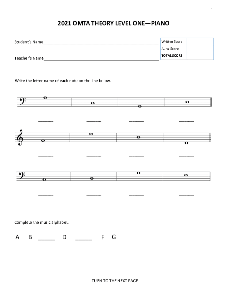 Fillable Online www.musicnotes.comnowtipsHow to Read Sheet Music: A ...