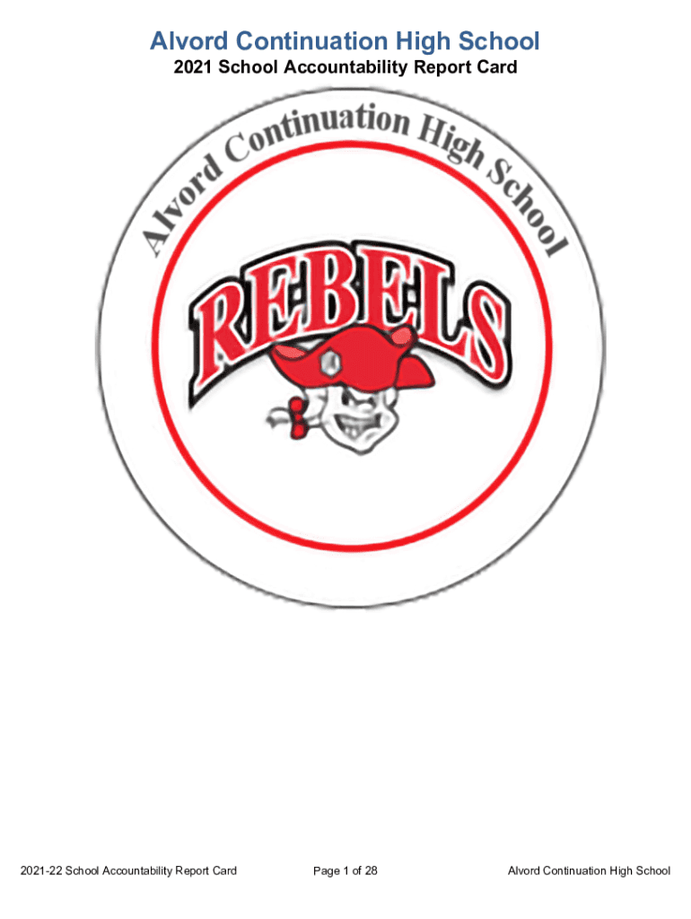 Fillable Online Alvord Continuation High School / Alvord Continuation