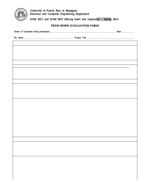 FREE 26+ Sample Evaluation s in MS Word PDF Excel - ece uprm Doc ...