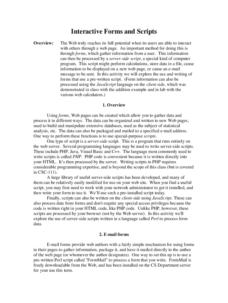 Form preview