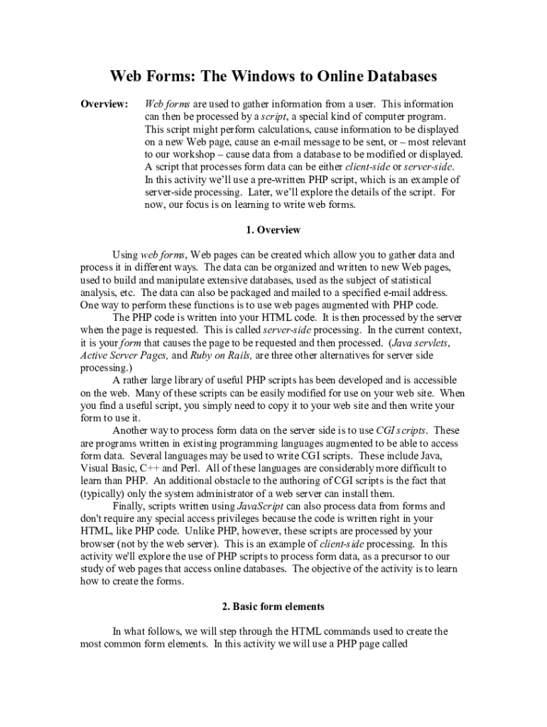 Form preview