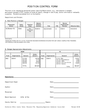 Fillable Online Chapter 511. Position Classification - IRS tax forms ...