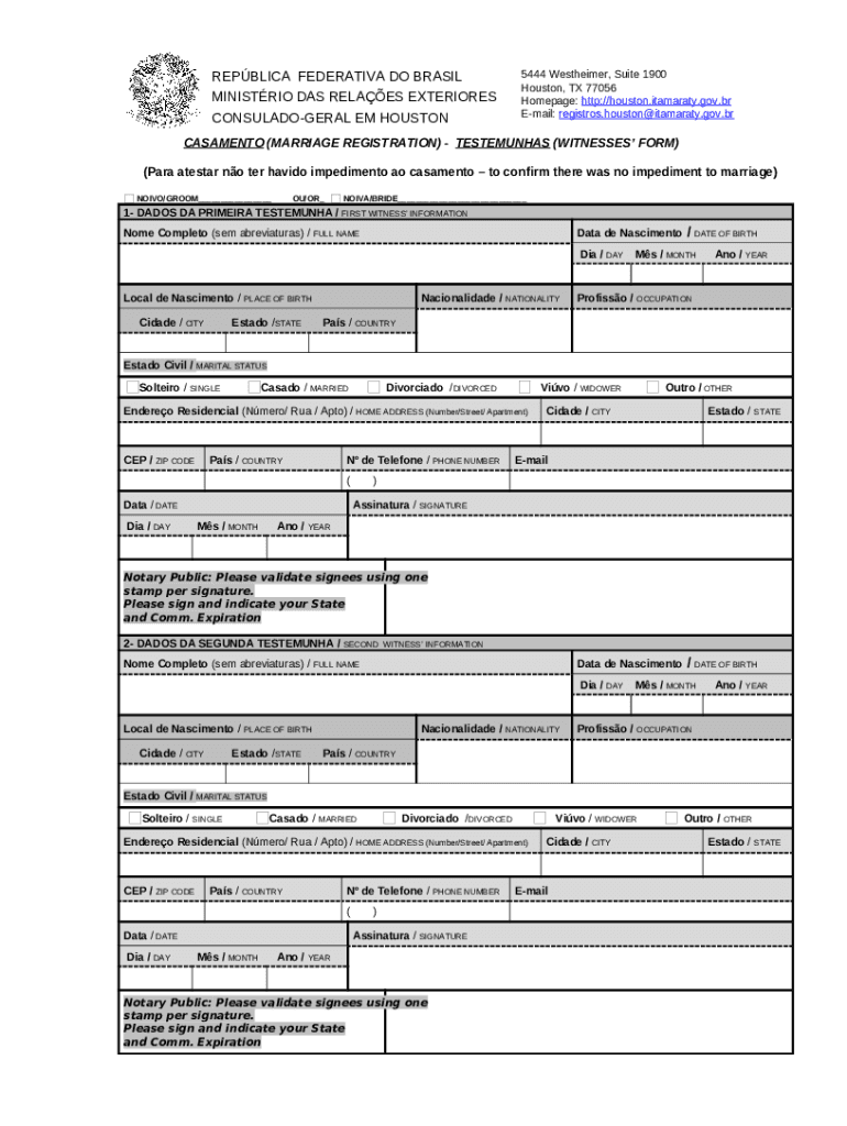 Consulado Geral Do Brasil Em HoustonPortugus Brasil Doc Template PdfFiller Consulado Geral Do Brasil Em HoustonPortugus Brasil Doc Template PdfFiller
