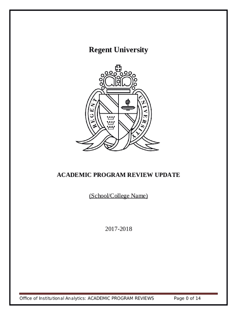Academic Program ReviewAcademic Planning And Institutional Research