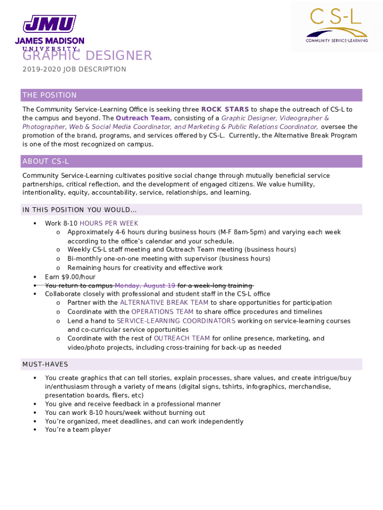 Graphic Designer job description template 2019 (ReadytoGraphic