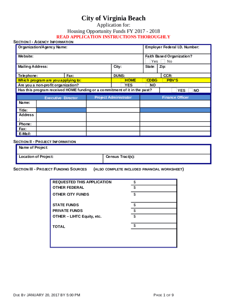 Housing Choice Voucher Program City of Virginia Beach