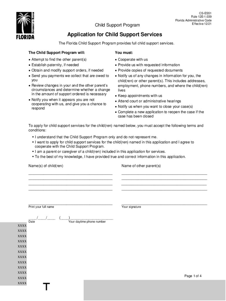 2021-2025 Form FL DoR CS-ES51 Fill Online, Printable, Fillable 