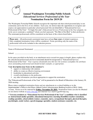 Annual Washington Township Public Schools Educational Services ...