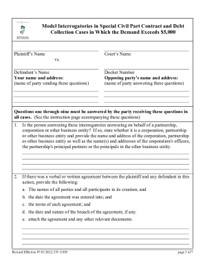 Fillable Online Fill - Free fillable 11895 Scp Interrogatories (NJ ...
