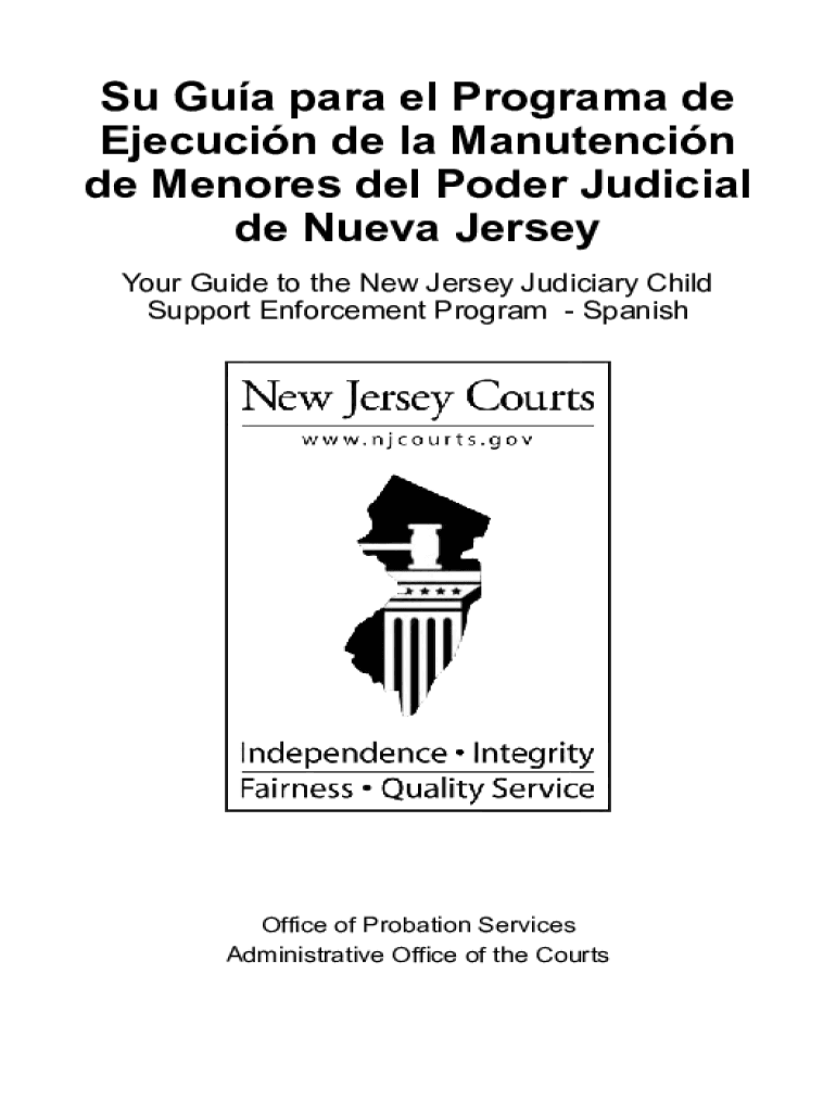 Fillable Online www.njcourts.gov forms 10752guidenjjcsepspnSu Gua para