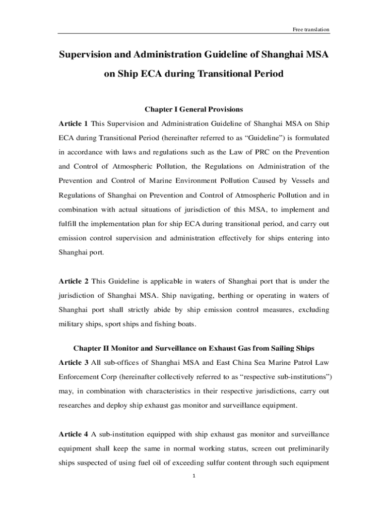 Fillable Online Shanghai MSA Guidelines On Supervision And fillable-online-shanghai-msa-guidelines-on-supervision-and