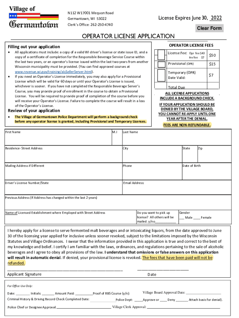 Form preview