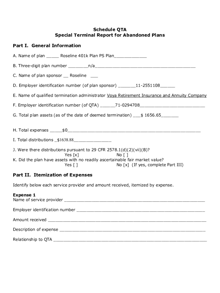 Fillable Online 401k Plan TerminationInternal Revenue Service IRS tax forms Fax Email Print