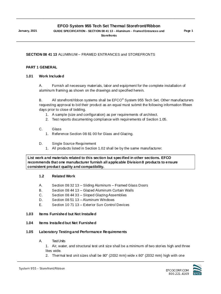 This csi short guide specification implements the csi manual of