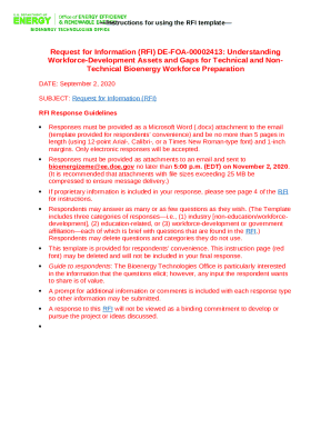 Request for Information (RFI) DE-FOA-00002413. The U.S. Department of Energy Office of Energy Efficiency and Renewable Energy Bioenergy Technologies Office requests information from industry, academia, K12 and postsecondary educators, career counselo