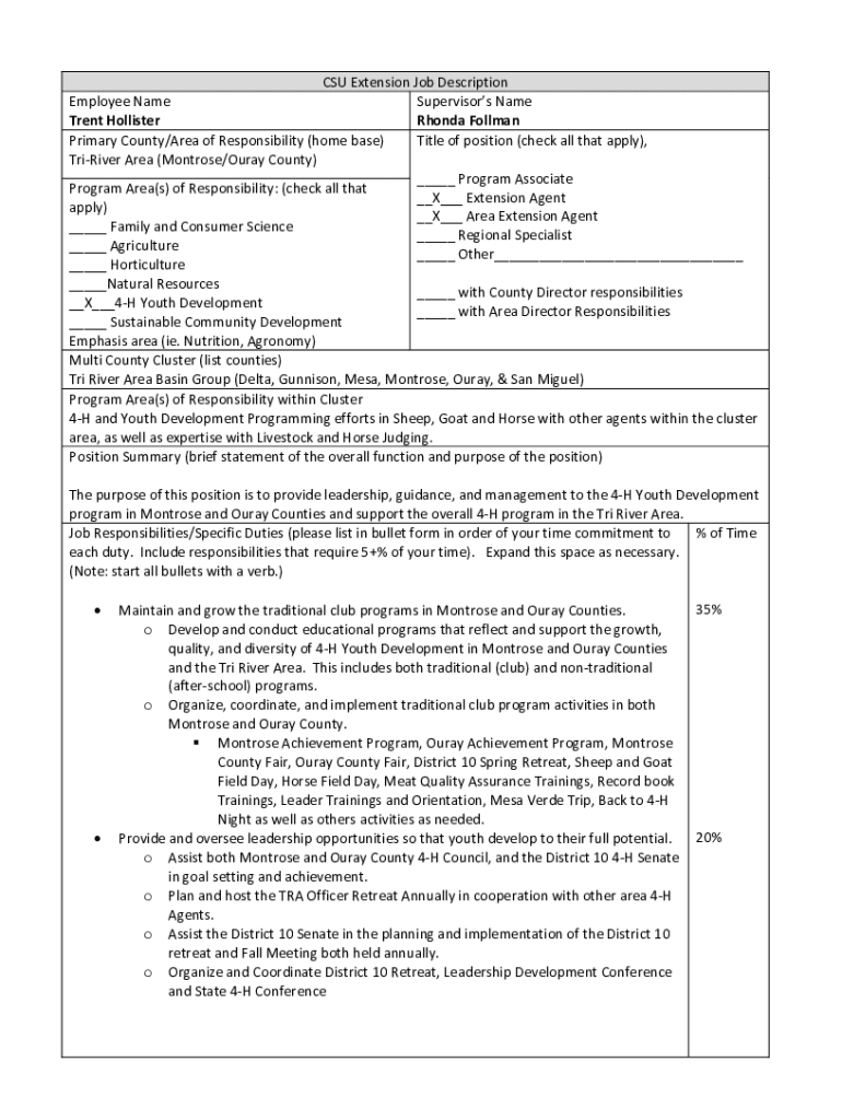 Fillable Online extension colostate www.csuohio.eduhrdhremploymentHR
