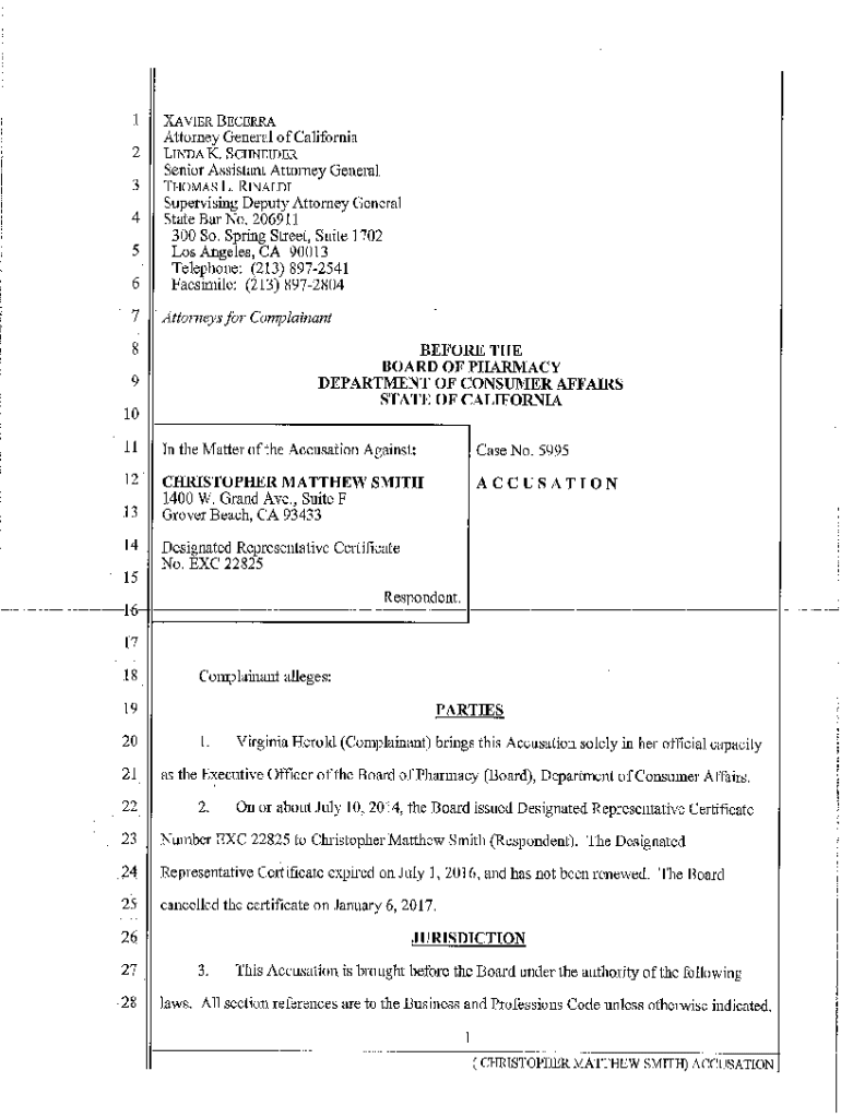Fillable Online ACCUSATION Fax Email Print - pdfFiller