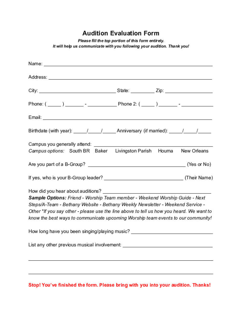 Form preview