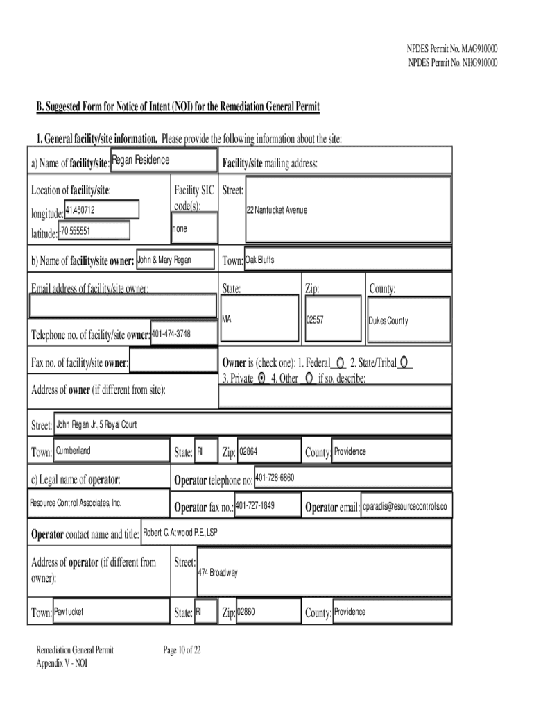 Fillable Online Regan Residence, 22 Nantucket Avenue, Oak Bluffs, MA