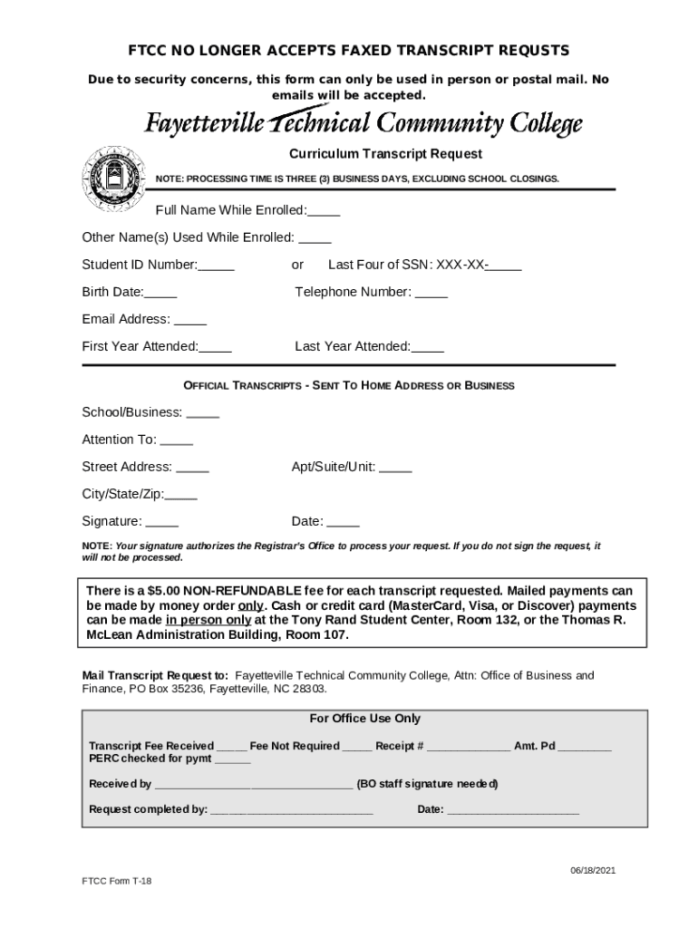 Transcript Requests - Office of the University Registrar at ... Doc ...