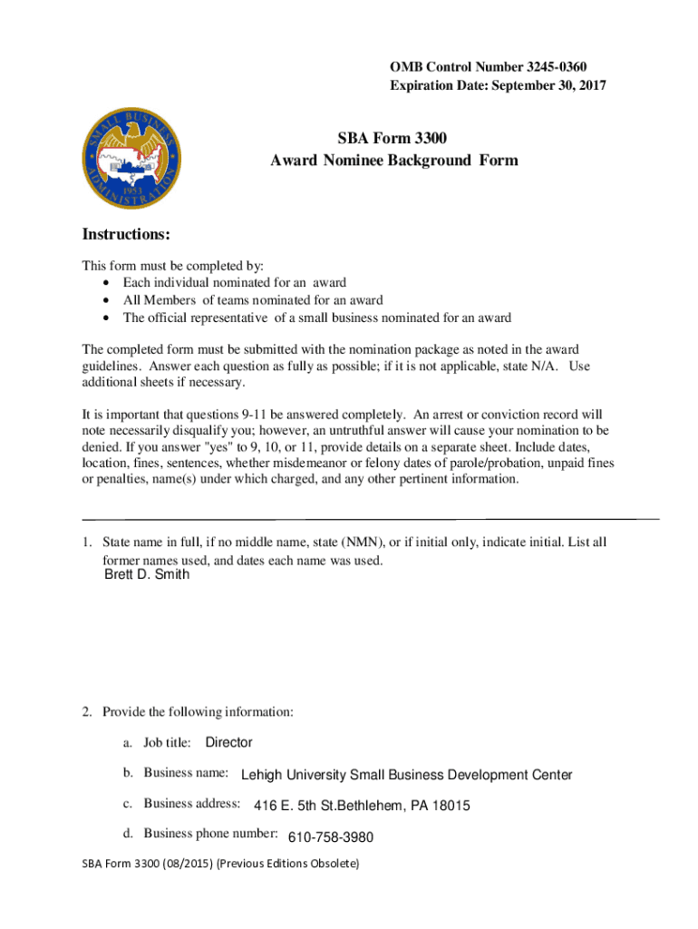 Form preview