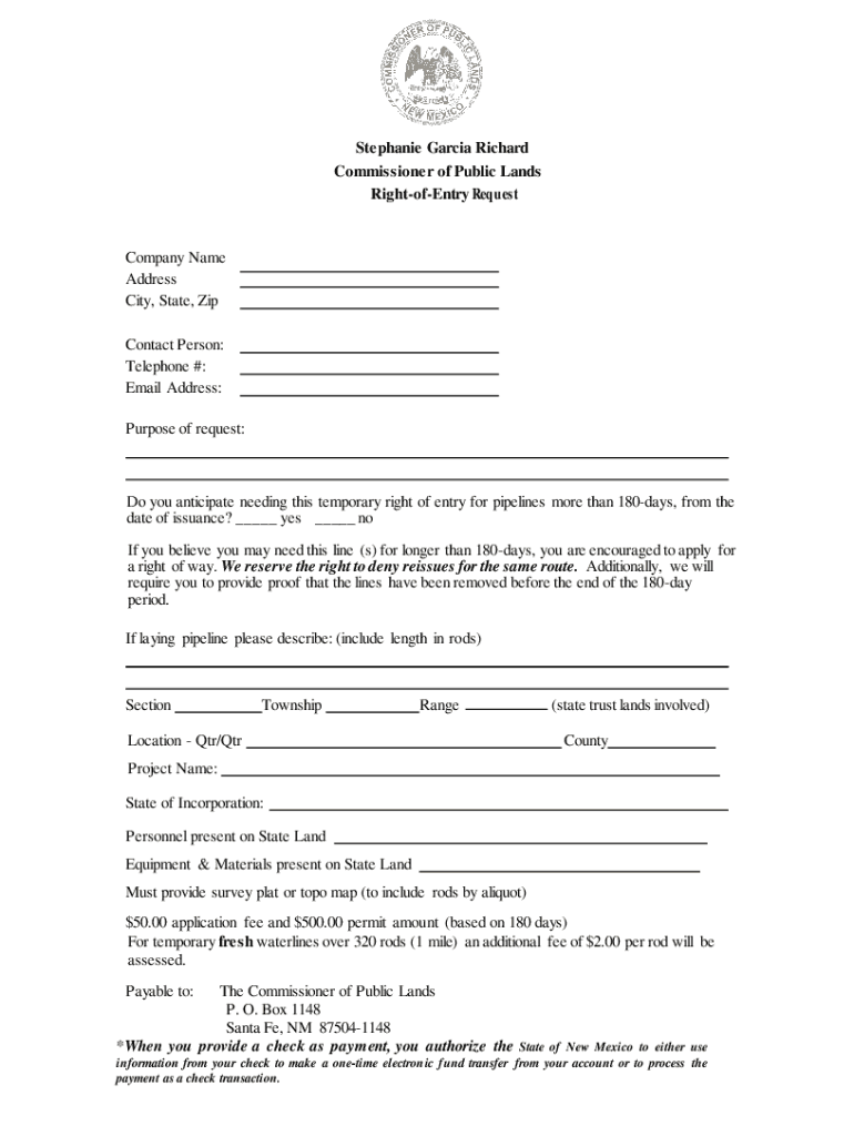 Commissioner Stephanie Garcia RichardNM State Land OfficeCommissioner Stephanie Garcia RichardNM Sta Preview on Page 1