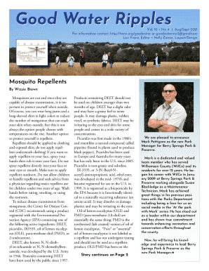 Fillable Online Good Water Ripples Good Water Ripples - Texas Master ...