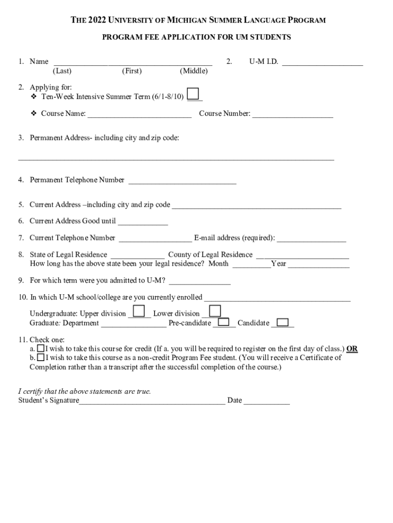 Fillable Online lsa umich 200Level Math Courses UM LSA Mathematics