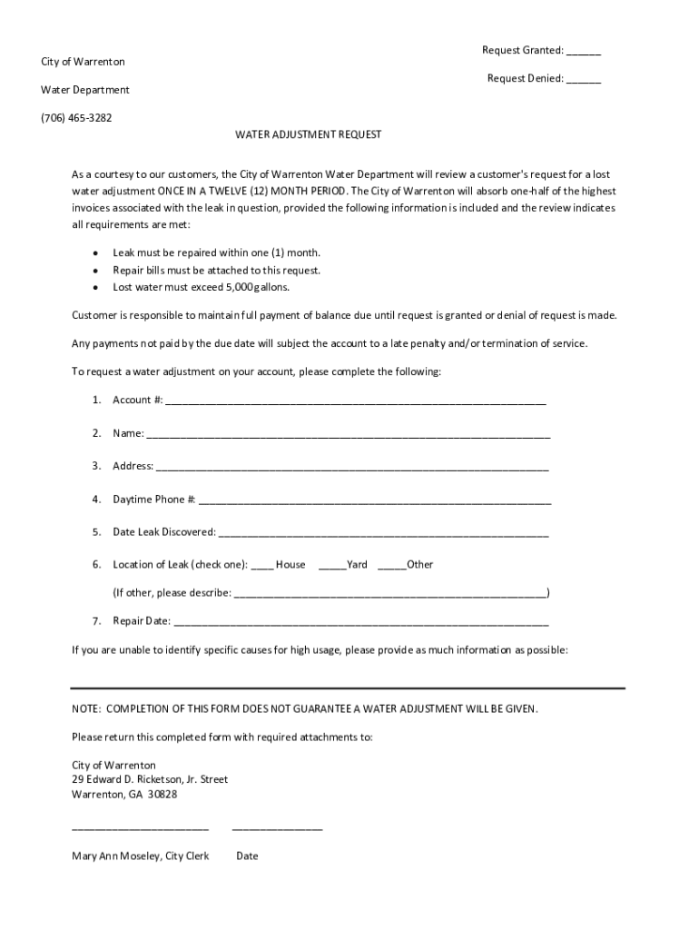 Fillable Online publicworks.baltimorecity.govsitesdefaultWater and