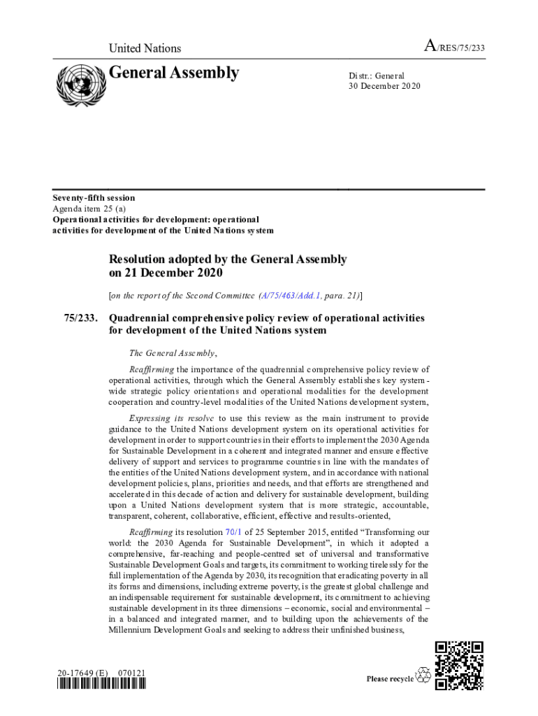 Fillable Online UN General Assembly Documentation United Nations Fax