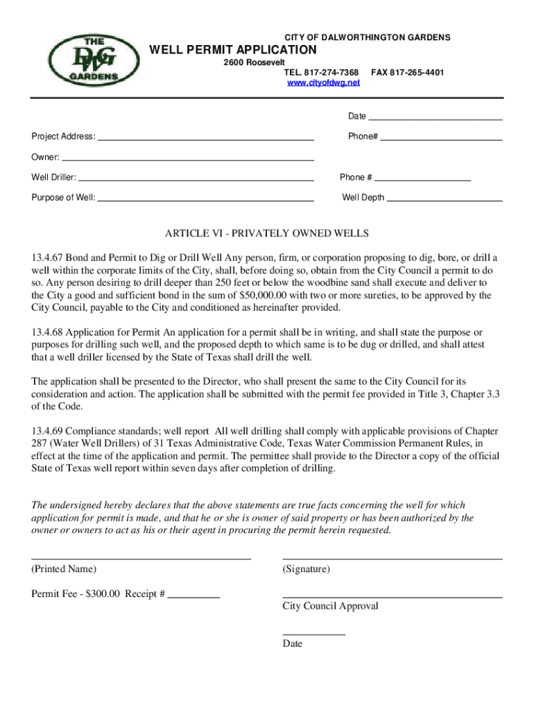 cityofdwg permits-inspections-and-zoningPermits, Inspections, and ZoningCity of Dalworthington Garde Preview on Page 1