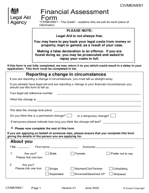 CIVMEANS1 Financial Assessment Form - GOV.UK