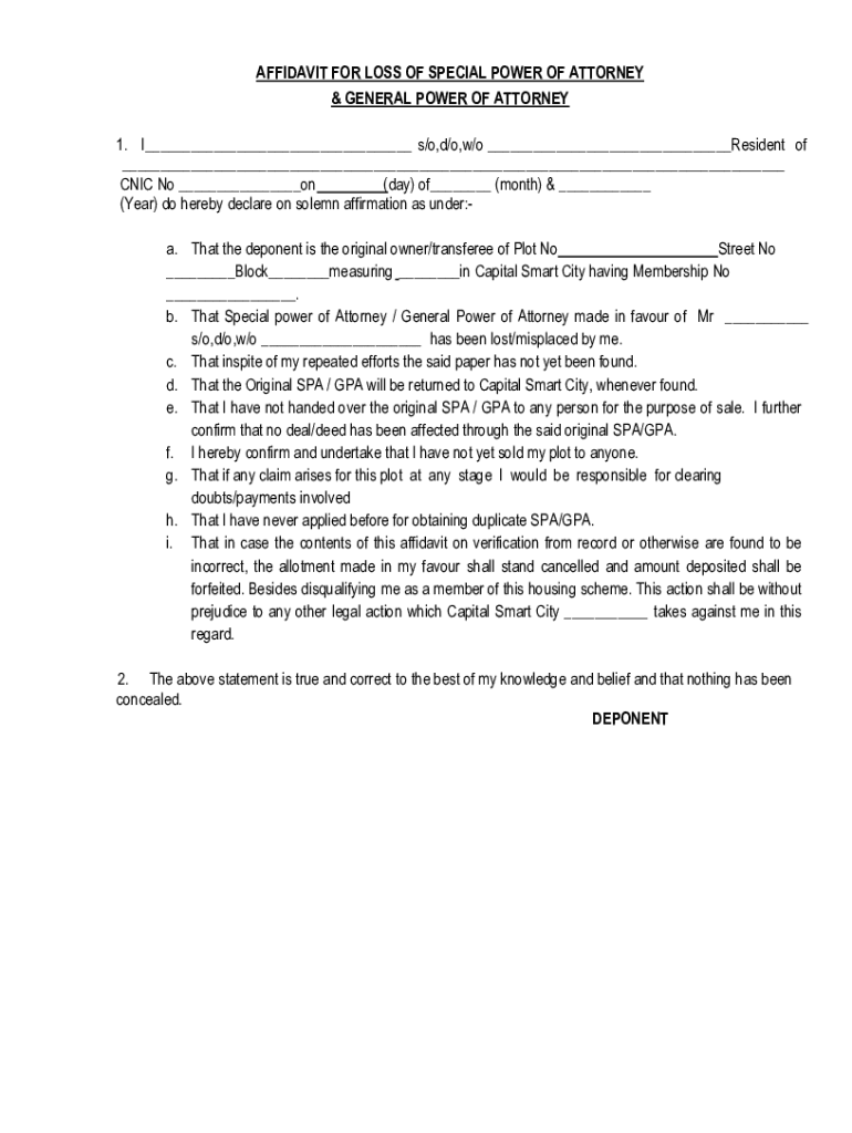 Fillable Online Power of Attorney Affidavit Wells FargoAffidavit of