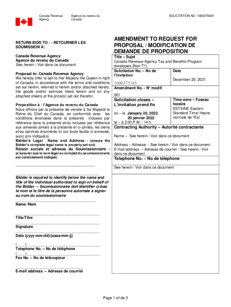 Fillable Online Canada Revenue Agency / Agence du revenu du