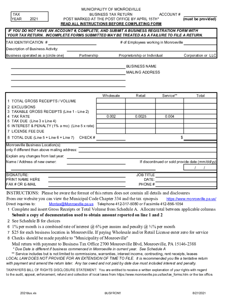 pa business tax return form Preview on Page 1