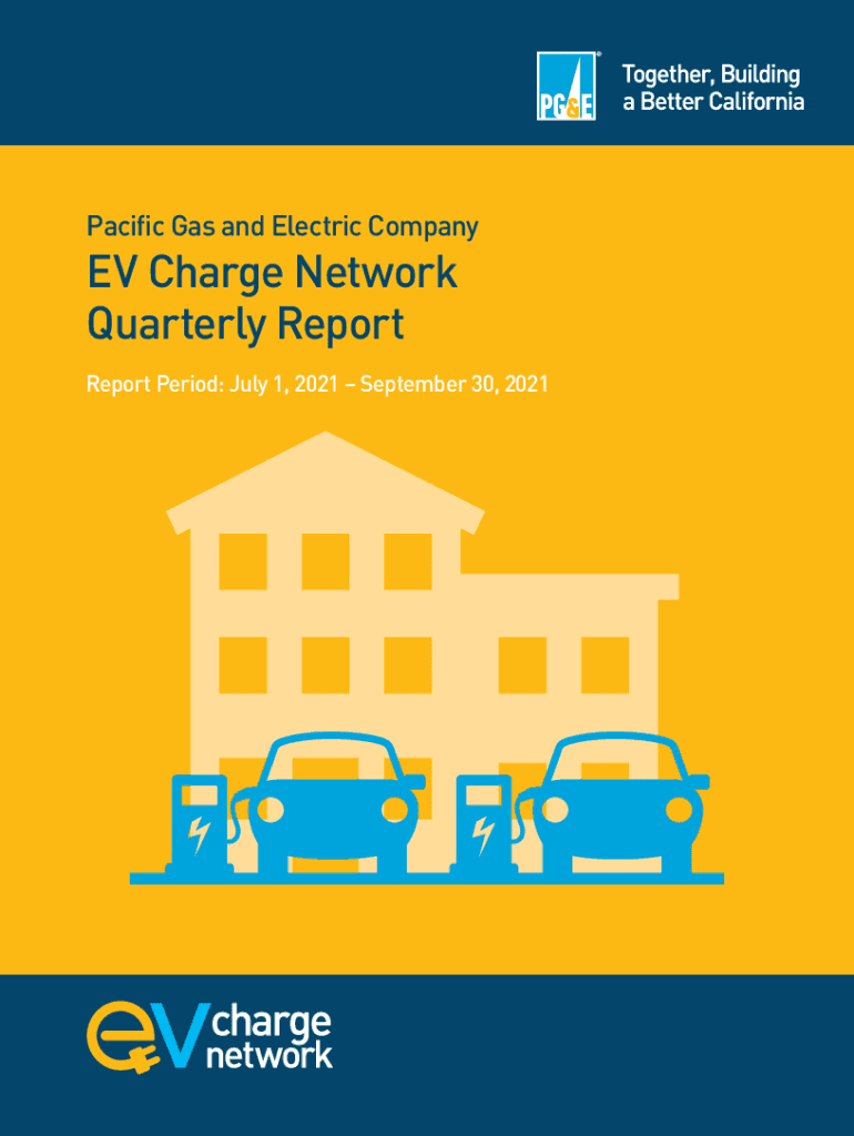 Fillable Online EV Charge Network Quarterly Report. EV Charge Network