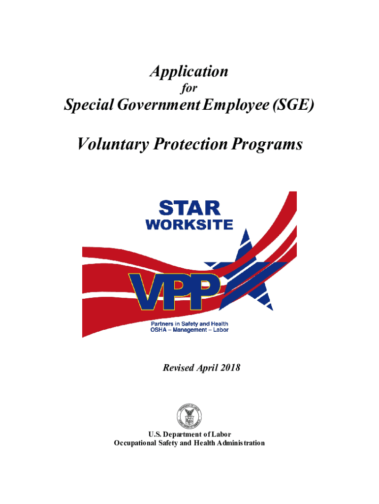 Fillable Online Voluntary Protection Programs Fact Sheet - Occupational ...