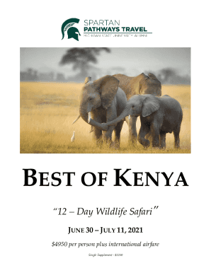 BEST OF KENYA - MSU Alumni Office - Michigan State University