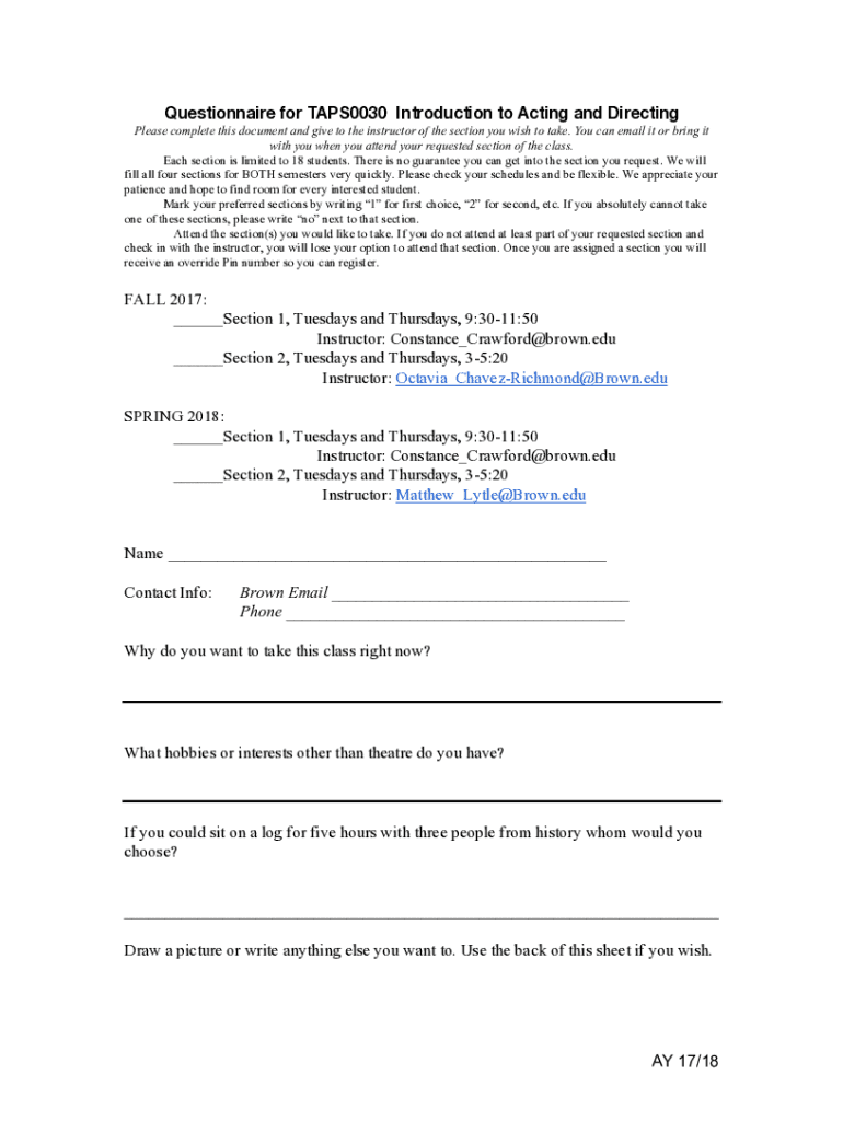 Form preview