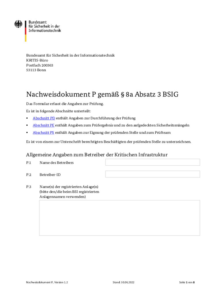 BSI - Bundesamt fr Sicherheit in der Informationstechnik Preview on Page 1