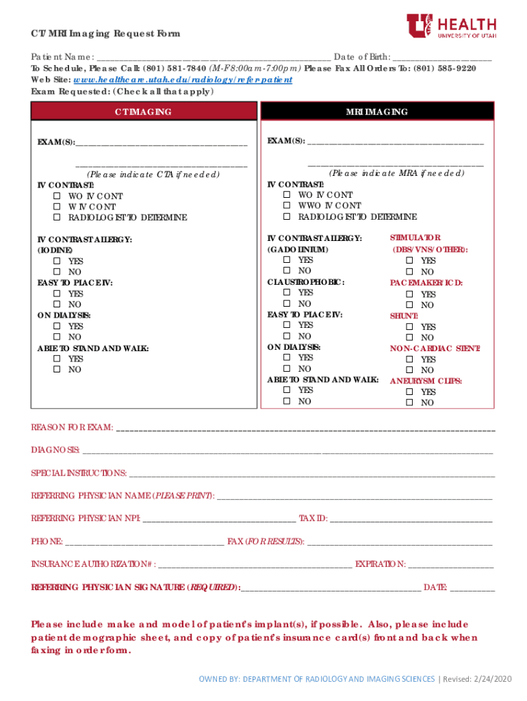 Fillable Online healthcare utah www.mass.govdocctctamrimraprior