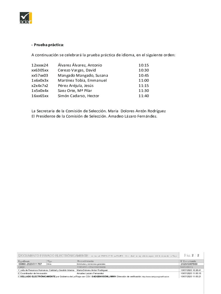 Convocatoria pblica para la contratacin temporal en Preview on Page 1