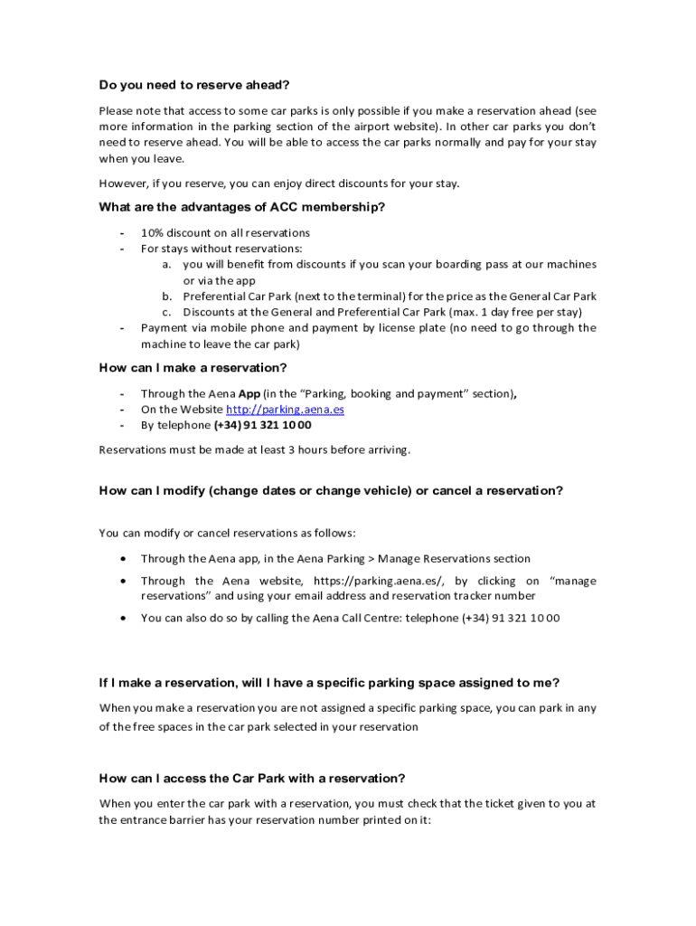 Fillable Online Cadillac Summit Road Vehicle Reservations Acadia