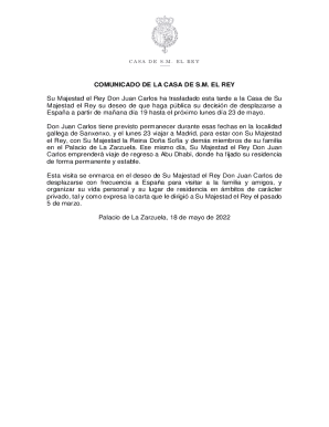 Su majestad el rey don juan carlos ha trasladado esta tarde a la casa de su