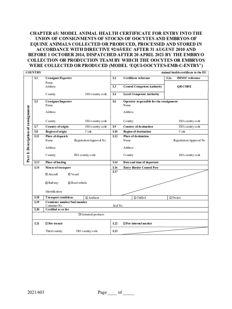 Fillable Online www.aphis.usda.govregulationsvsCHAPTER 65 MODEL ANIMAL