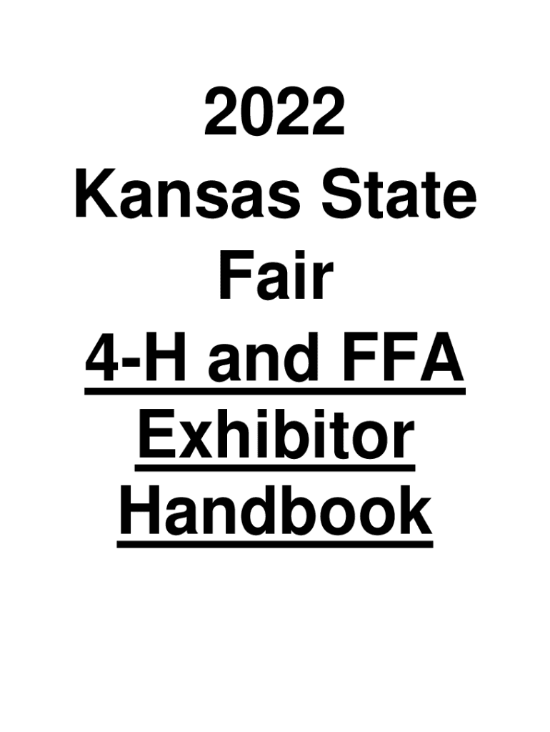 Fillable Online Kansas State Fair Fairs Events and Activities Kansas 4