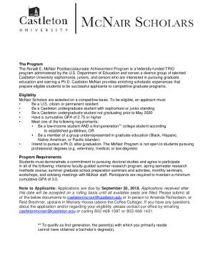 Fillable Online mcnair-scholars-application-packet.pdf - Amazon AWS Fax ...