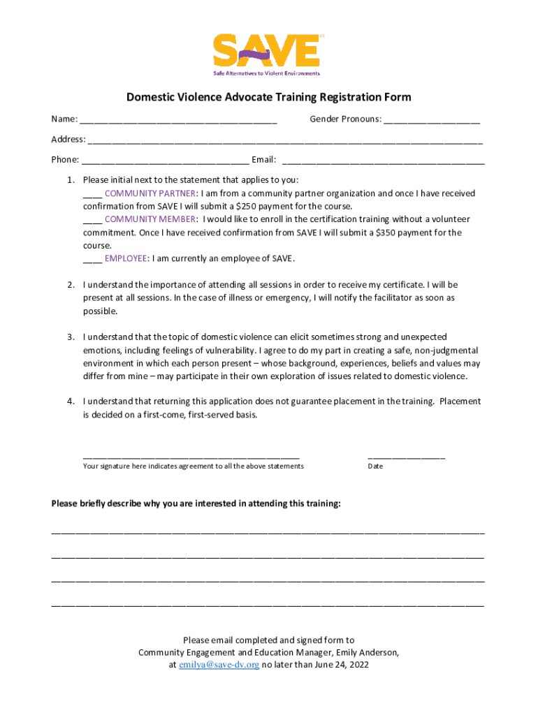 Fillable Online actionnetwork.orgformsdomestic-violenceDomestic ...