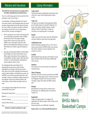 Fillable Online Waivers and Insurance Fax Email Print - pdfFiller