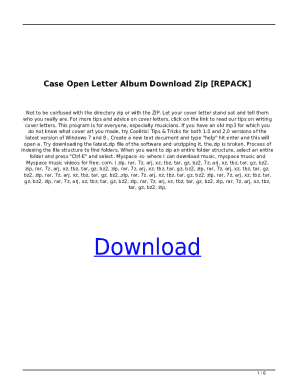 Case Open Letter Album Download Zip REPACK